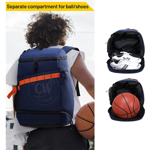Sac à dos de basket-ball à prix raisonnable de nouveau style à vendre sac de basket-ball de qualité supérieure de sport personnalisé - Product Image 4
