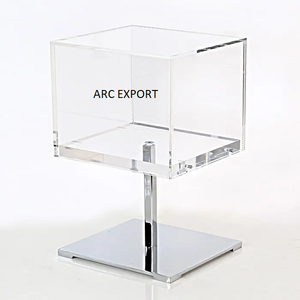 กล่องอะคริลิคใสสำหรับใช้ในงานแต่งงานกล่องเก็บของอะคริลิคติดตั้งวัสดุฝูงแกะแบบโบราณ - Product Image 1