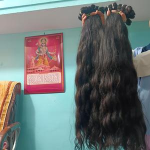 Venta al por mayor de cabello humano virgen natural con cutícula alineada del templo indio, Remy mechones de cabello, cabello peruano del vendedor sin procesar - Product Image 3