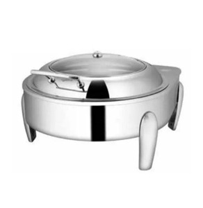 ชุดอุ่นอาหารทรงกลม ฝาครึ่งแก้ว ขนาด 7 ลิตร ลดราคาพิเศษ อุปกรณ์เสิร์ฟอาหารร้านอาหาร หม้ออุ่นอาหาร 7 ลิตร - Product Image 6