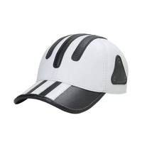 Gorra de Béisbol Unisex Ajustable de Cuero de Oveja Genuino para Hombre, para Otoño e Invierno, Deportes al Aire Libre, con Logotipo Personalizado