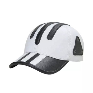 Gorra de Béisbol Unisex Ajustable de Cuero de Oveja Genuino para Hombre, para Otoño e Invierno, Deportes al Aire Libre, con Logotipo Personalizado - Product Image 4