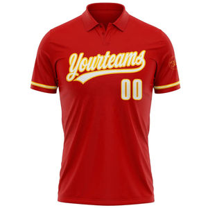 Chemises de golf personnalisées pour hommes, couleur personnalisée, séchage rapide, impression numérique, logo personnalisé, col en V, manches courtes, légères, OEM - Product Image 2