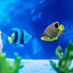 Figurines miniatures en résine de poissons coralliens, ornements créatifs de la vie marine, décoration d'aquarium, micro-paysage, accessoires de jardin féerique - Product Image 6