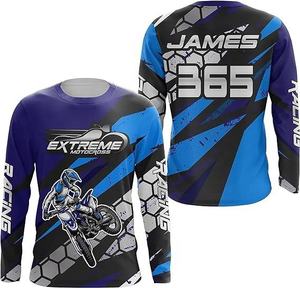Jersey de manga larga para bicicleta de montaña para hombre, camiseta de Motocross de descenso, camiseta de ciclismo MTB para ropa de fútbol - Product Image 6
