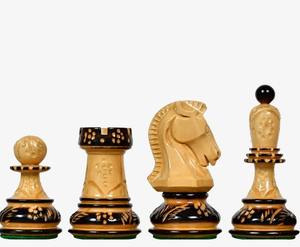 Reproducción artesanal de piezas de ajedrez Dubrovnik V3.0 3.7 Rey lacado, quemado y de madera de boj al mejor precio - Product Image 2