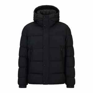 2024 Custom Men's Hooded Puffer Jacket Waterproof Thick Winter Down Jacket Oversized Warm Padded <b>Bubble</b> <b>Coat</b> Outdoor Streetwear - Product Image 4