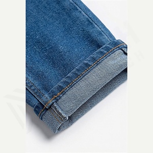 Pantalones Vaqueros de Mezclilla Ligeros y Transpirables para Hombre, Diseño Moderno, Estilo Recto, Color Sólido Personalizado, para Invierno, Otoño, Verano y Primavera - Product Image 6