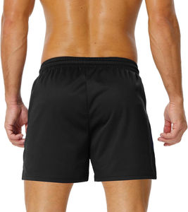 Shorts de basket-ball pour hommes en maille respirante à double couche, sublimation 100% polyester, personnalisables, pour l'été - Product Image 3
