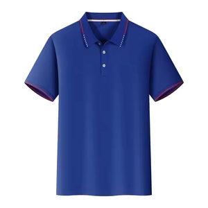 Nouveau été hommes T-shirt à manches courtes décontracté affaires mode lâche revers brodé POLO chemise respirant hommes chemise - Product Image 4