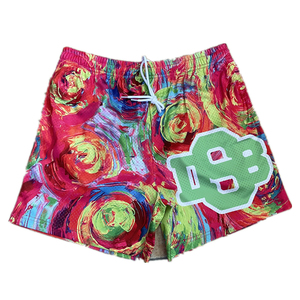 Custom High Quality Elastic Waist Mesh <b>Basketball</b> Shorts Men <b>Kids</b> Plus Size Factory Supplied Full Colors Sublimated Pattern - Product Image 4