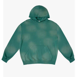 Sweats à capuche Streetwear Style Hip Hop Hommes Sun Faded Hoodies à vendre en gros poids lourd plaine hommes Streetwear pull à capuche - Product Image 5