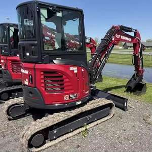 Mini-excavatrice hydraulique sur chenilles d'occasion Yanmar VIO35-6A à bas prix, en stock, à vendre à bon prix - Product Image 4