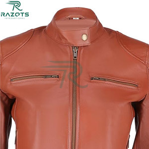 Chaqueta de Cuero Vacuno 100% de Alta Calidad para Mujer, Nueva, Elegante, de Secado Rápido, para la Temporada de Invierno - Product Image 3