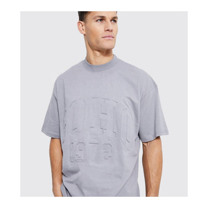 T-shirt en coton uni pour homme, basique, confortable, respirant, personnalisable avec logo, vente en gros - Product Image 1