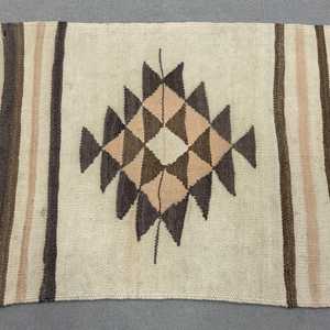 2.8x11 ft Vintage Turkish Rug, Runner Rug, Kilim <b>Brown</b> <b>Wool</b> Rug - Product Image 3