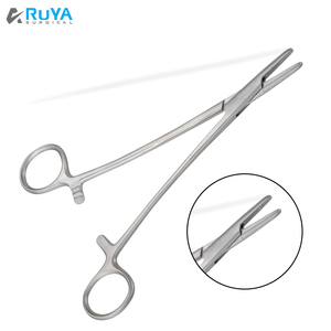 Soporte de aguja de madera de Crile para dentistas, sujeción de trinquete dentado de 16cm, Forceps de bloqueo, hecho en Pakistán, CE ISO PK - Product Image 5