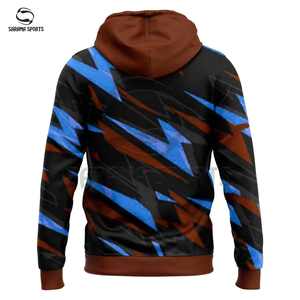 High Quality Customize <b>Sherpa</b> Fleece Hoodies Oversized Custom Logo Sweatshirt <b>Men</b> Tech Fleece <b>Hoodie</b> - Product Image 2