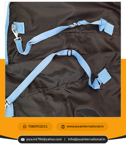 Alfombra de caballo para exteriores, forro de poliéster, transpirable, resistente al agua, mantiene el calor, adecuado para caballos, Invierno - Product Image 3