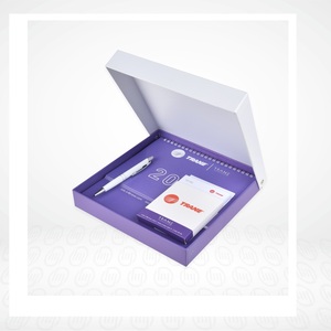 High Quality Promotional <b>Gift</b> <b>Box</b> Rigid Desk Calendar Note Pen UV Advantage Foil Specifications <b>Square</b> Shape Cheap Paper - Product Image 1