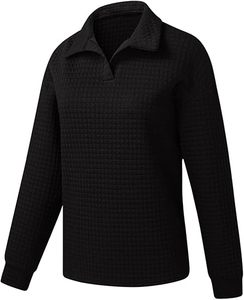 Sweat-shirt ras du cou à manches longues pour femmes tissu en coton doux et respirant pour une tenue décontractée - Product Image 2