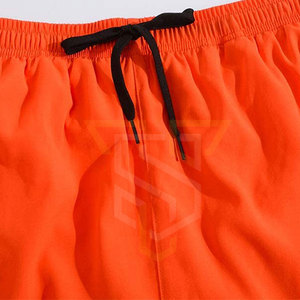 Pantalones Cortos Deportivos Personalizados de Nueva Llegada, Transpirables, de Secado Rápido, Elásticos, de Cintura Media, con Estampado Sólido, de Algodón, Estilo Urbano, con Cordón, a Bajo Precio - Product Image 3