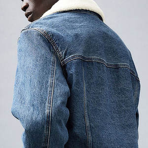 Vestes en jean pour hommes de dernière conception à vendre/Vestes en jean pour hommes de couleur unique disponibles à un prix raisonnable - Product Image 4