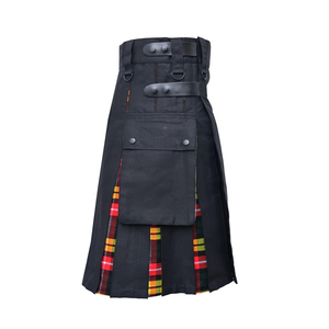 Nouveau kilt écossais hybride utilitaire pour homme, design personnalisé, vente en gros, acrylique et laine, logo personnalisé - Prix avantageux ! - Product Image 2