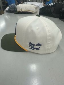 Gorra de Béisbol Ajustable de 5 Paneles con Parche Bordado, Perfil Medio, Poliéster y Algodón, con Cuerda, Hecha en Vietnam, Ropa Casual para Eventos - Product Image 3