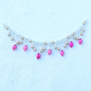 พวงดอกไม้ประดิษฐ์จากดอกมะลิขนาด38นิ้ว & ไม้โซลาสำหรับประดับตกแต่งบ้านให้ความอบอุ่น - Product Image 3