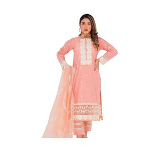Tenue de cérémonie Collection d'été pour femmes Costume de broderie Service OEM Costume fantaisie personnalisé pour adultes Vêtement de mariage Pakistan - Product Image 3