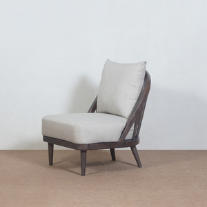 Cordola Modern Style Solid Wood <b>Wing</b> <b>Back</b> Adjustable <b>Arm</b> <b>Chair</b> Comfortable Seat Home Office School Living Room Bedroom Furniture - Product Image 5