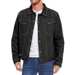 Chaqueta Vaquera de Primera Calidad con Excelente Costura para Hombre, Diseño Increíble, Nueva Apariencia, Fácil de Usar, Chaqueta Ligera para Hombre - Product Image 6