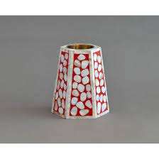 Incrustation d'os décoration de la maison bougeoirs support bougeoir cône incrustation d'os bougeoir en laiton au meilleur prix - Product Image 6