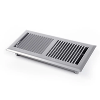 Registre de sol évent split ac split réglable déflecteur de débit extender montage magnétique déflecteur d'air en plastique pour système cvc