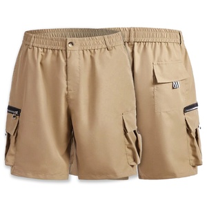 Nuevos pantalones cortos tácticos informales personalizados con múltiples bolsillos para hombre, pantalones cortos de color sólido para fitness al aire libre - Product Image 6