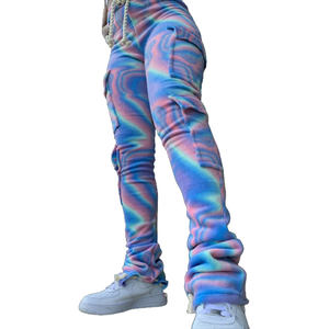 <b>Women's</b> stretchy waist long stack pants <b>trousers</b> sports leggings stack sweatpants <b>women</b> - Product Image 6