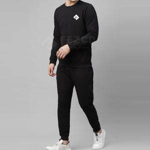 <b>Pullover</b> <b>Men</b> Sweatsuits Plus Size Crew Neck <b>Men</b> sweat suits Cotton <b>Men</b> Sweatsuits Plain For Sale - Product Image 2