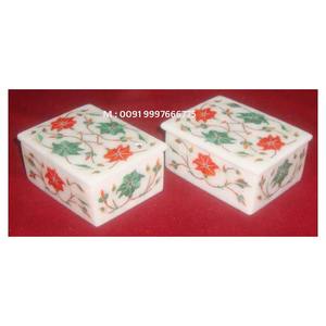 Fabricante de Cajas de Almacenamiento Rectangulares para Frutos Secos con Incrustaciones de Mármol Antiguo y Exclusivo, Diseño Increíble, para Venta al por Mayor - Product Image 1