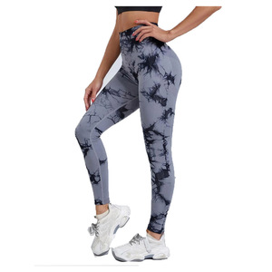 Custom Logo <b>Women's</b> Sports Gym Fitness Pants Seamless Yoga <b>Leggings</b> with Scrunch Butt Solid <b>Pattern</b> Workout <b>Legging</b> - Product Image 4