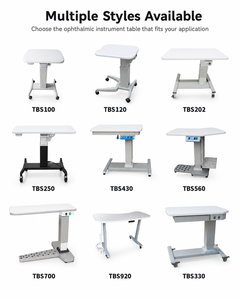 Table d'instruments ophtalmiques électrique réglable à prix d'usine pour lampe à fente, autoréfractomètre et équipement de magasin d'<span class=keywords><strong>optique</strong></span> - Product Image 3