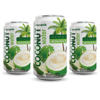 Groothandel 100% Vietnamees puur kokoswater pulp 330ml blik mango smaak sap zonder toegevoegde suiker zonder conserveermiddelen fruit- en groentesap
