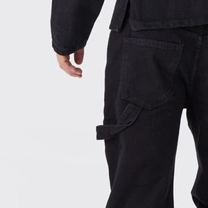 กางเกงยีนส์ขายาวสำหรับผู้ชายกางเกงทรงสลิมฟิตกางเกงยีนส์ขายาวเทรนด์ยืดผ้ายีนส์แบบปรับแต่งได้สำหรับ2025 - Product Image 2