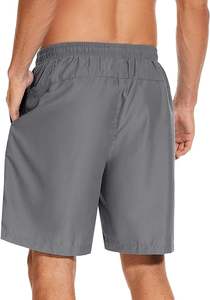 Pantalones Cortos Atléticos de Verano para Hombre, Shorts de Gimnasio, Estampado Sólido 3D, Ecológico, Secado Rápido, Antiarrugas, Poliéster, Bordado - Product Image 4