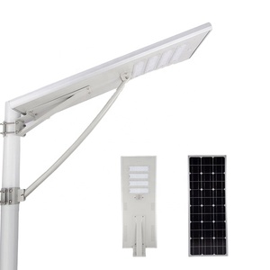 Farola Solar Todo en Uno de Alta Calidad de 50w 60w 80w 100w con Panel Solar Integrado, Apta para Condiciones Climáticas Extremas - Product Image 1