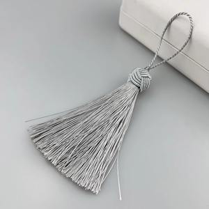 100% Polyester High-Grade Tassels with Pineapple Cap Flow Pendant for DIY Chinese <b>Knot</b> Accessories and Hanging Decorations - Product Image 2