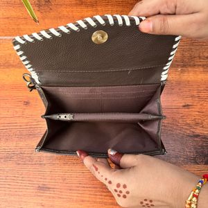 Nouveau portefeuille de bracelet pour femmes en cuir de vachette fabriqué à la main de créateur Offre Spéciale pochette multi-usages en cuir véritable de haute qualité - Product Image 5