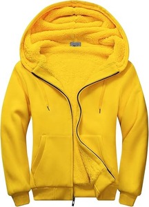 เสื้อฮู้ดมีซิปสำหรับผู้ชาย, เสื้อแจ็กเก็ตซับในผ้าฟลีซเสื้อโค้ทมีฮู้ดให้ความอบอุ่นสำหรับฤดูหนาว - Product Image 2