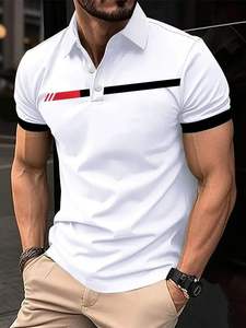 Camisa Formal de Manga Corta para Hombre, Nueva Colección 2025, Diseño de Cierre, Tejido de Punto 100% Algodón, Secado Rápido, Estilo Urbano - Product Image 3