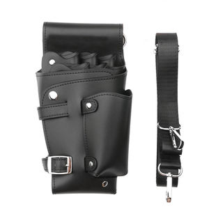 High Quality Leather Barber Tool <b>Belt</b> Bag Large Capacity Tool Holding Bag For Hairdresser Multi Barber Tool Storing Pouch - Product Image 2